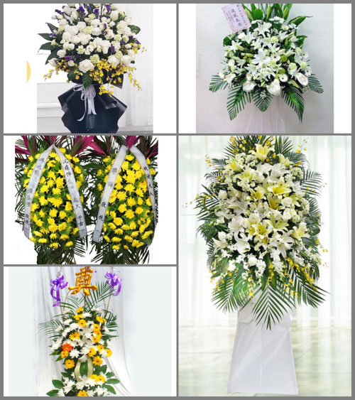 吉林长春市德惠市朝阳乡白事花篮预定